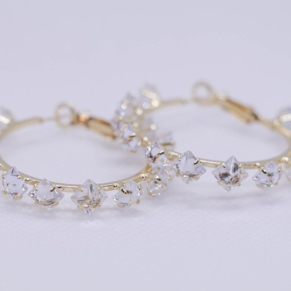 Gold plated Hook Earrings - Picture 4 of 6